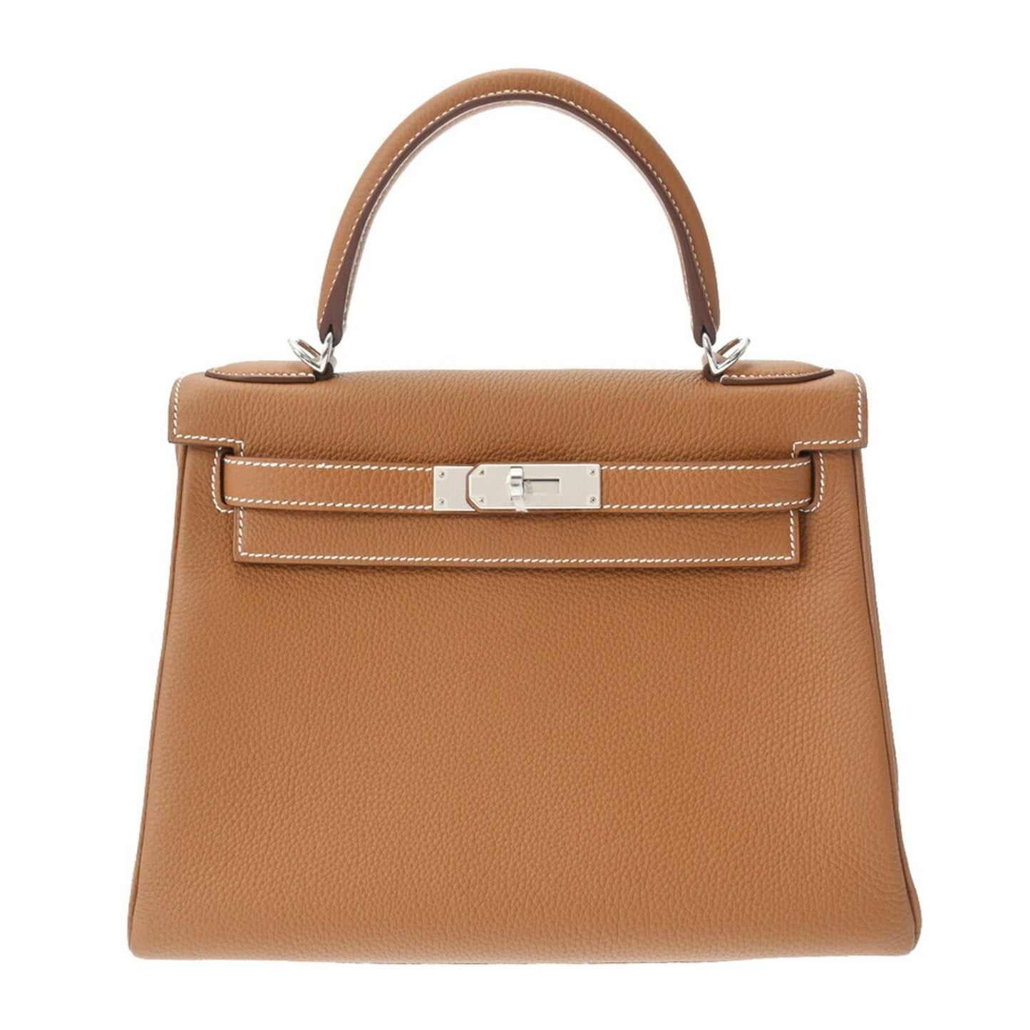 Hermès Kelly Brown Leather Hand Bag