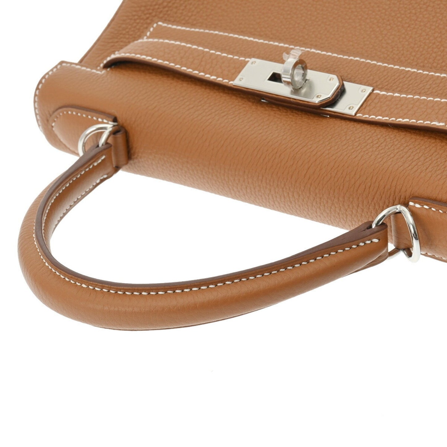 Hermès Kelly Brown Leather Hand Bag