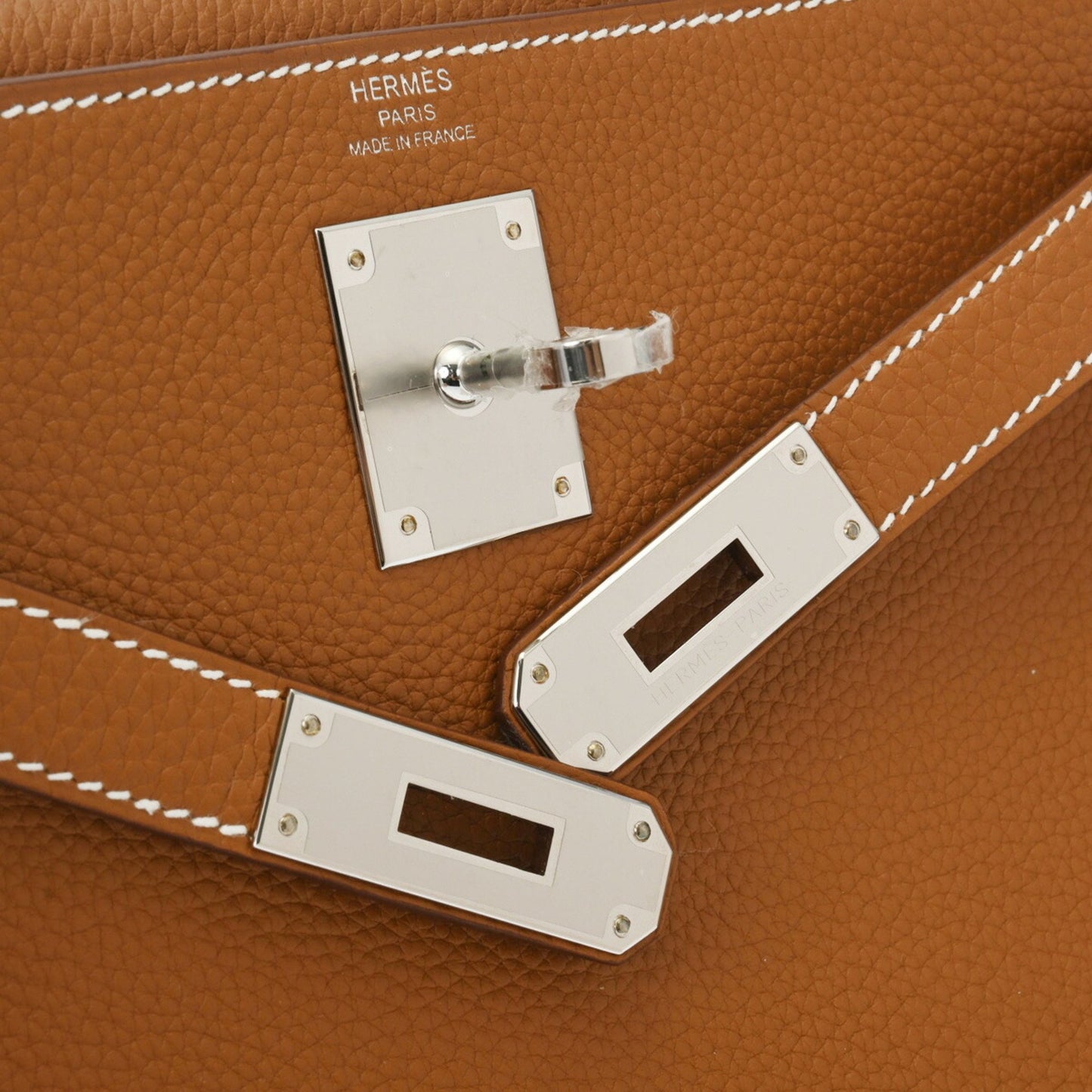 Hermès Kelly Brown Leather Hand Bag