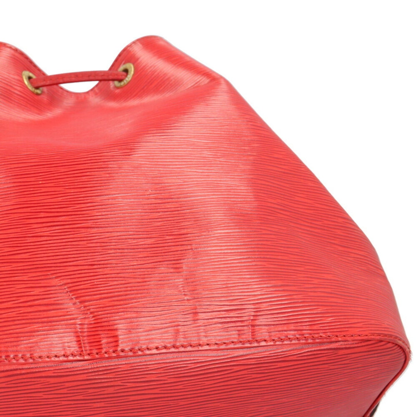 Louis Vuitton Noé Red Leather Shoulder Bag