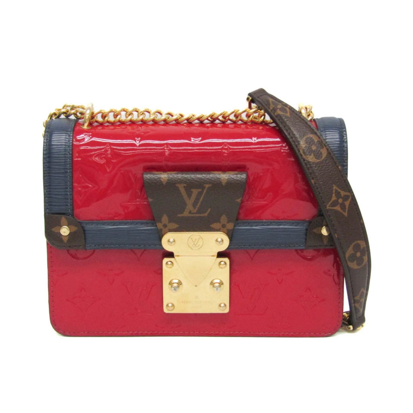 Louis Vuitton Wynwood Red Patent Leather Shoulder Bag