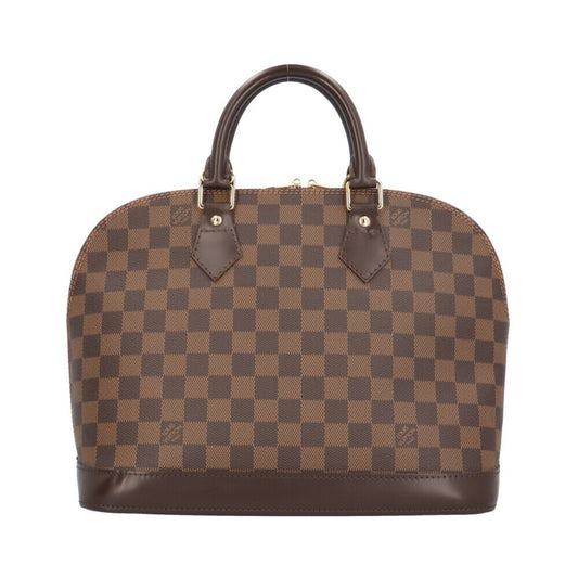 Louis Vuitton Alma Brown Canvas Hand Bag