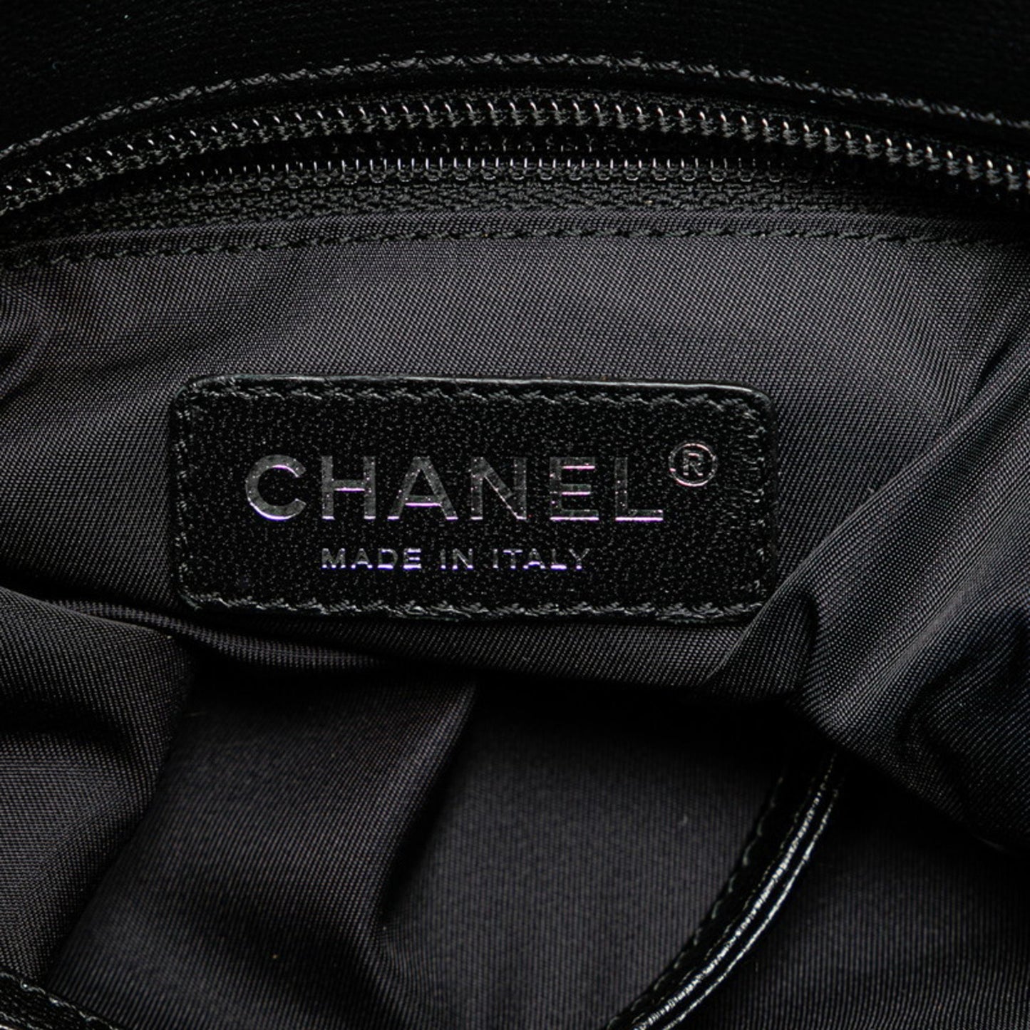 Chanel Paris Biarritz Black Calfskin Tote Bag