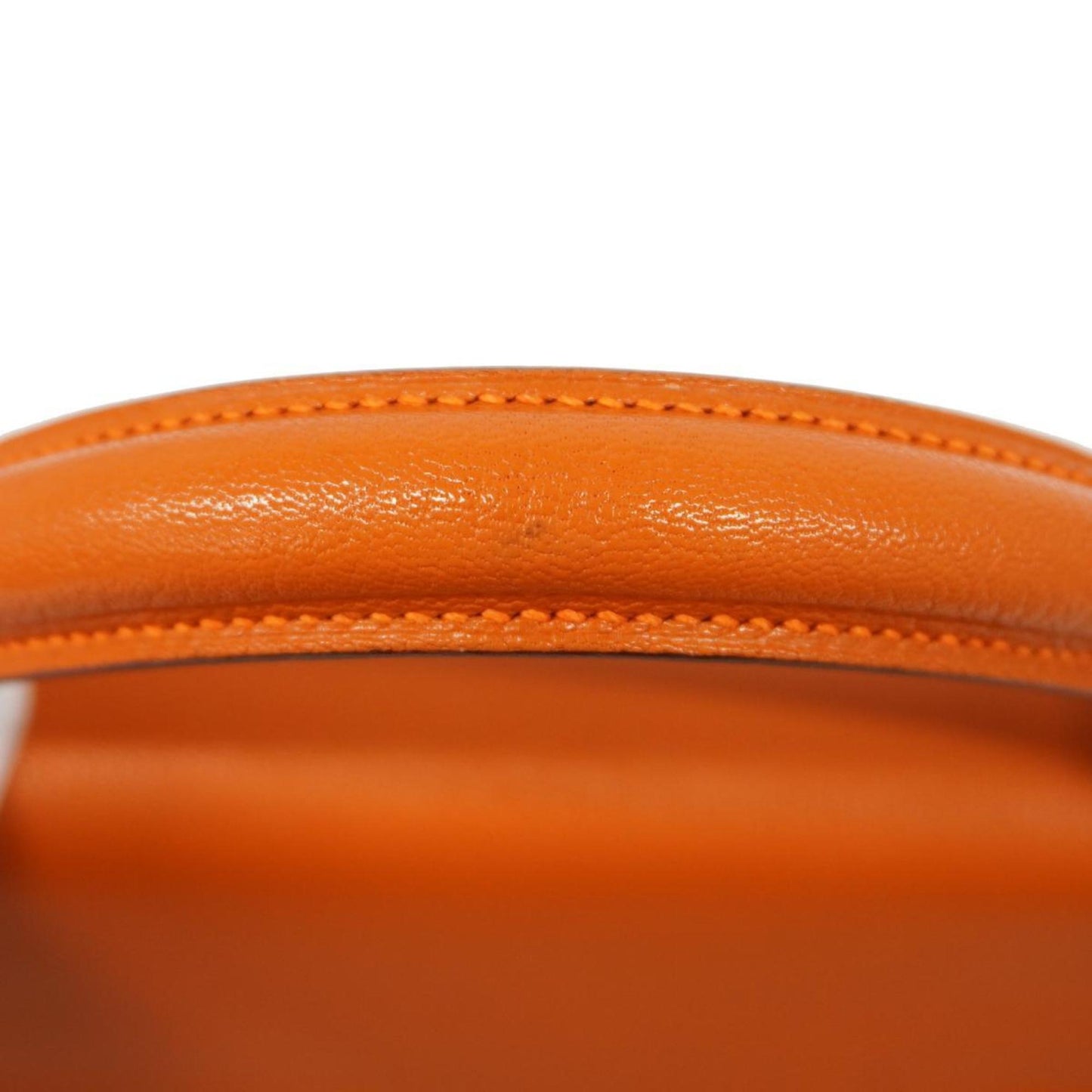 Hermès Kelly 28 Orange Leather Hand Bag