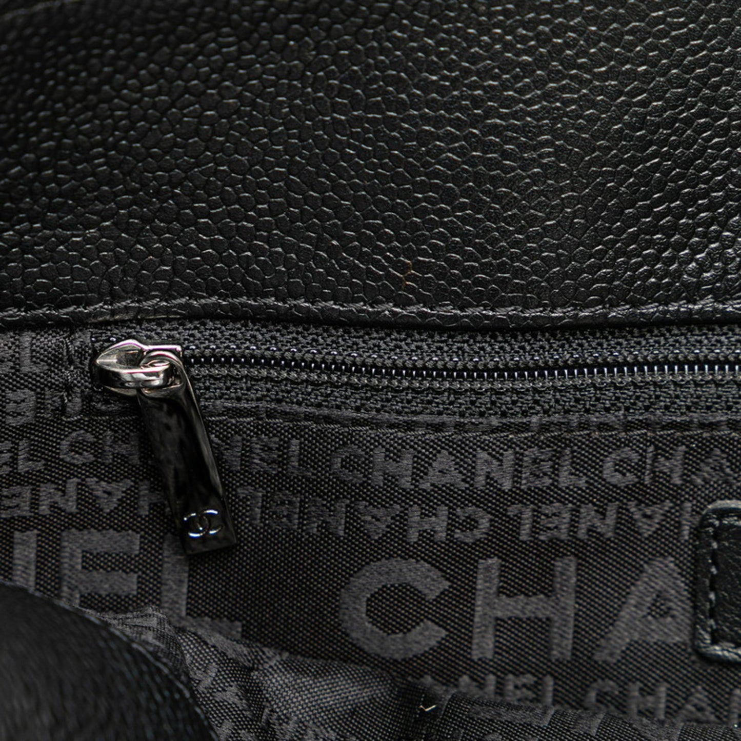 Chanel Black Leather Shoulder Bag