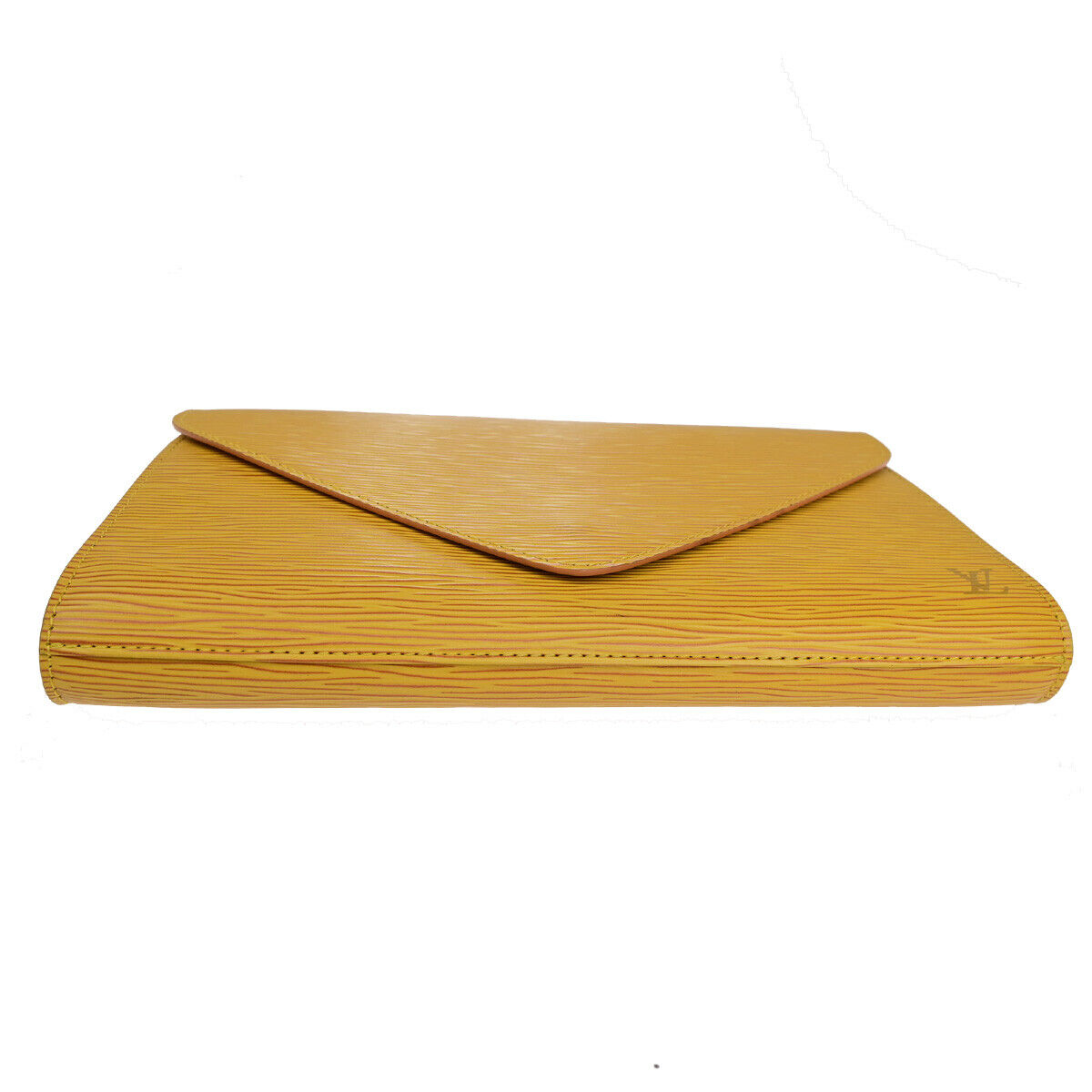 Louis Vuitton Art déco Yellow Leather Clutch Bag