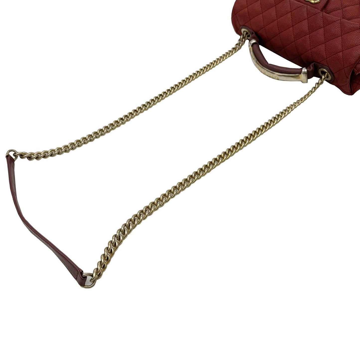 Chanel Timeless Burgundy Leather Shoulder Bag