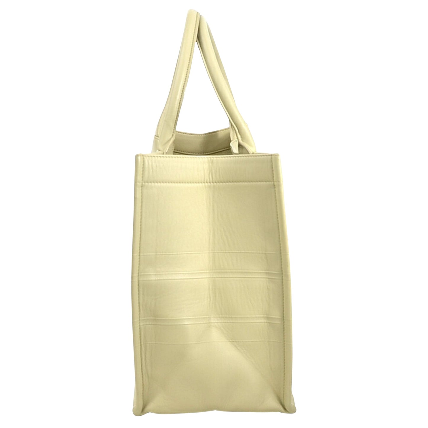 Dior Book Tote Beige Leather Tote Bag