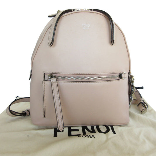 Fendi Pink Leather Backpack Bag