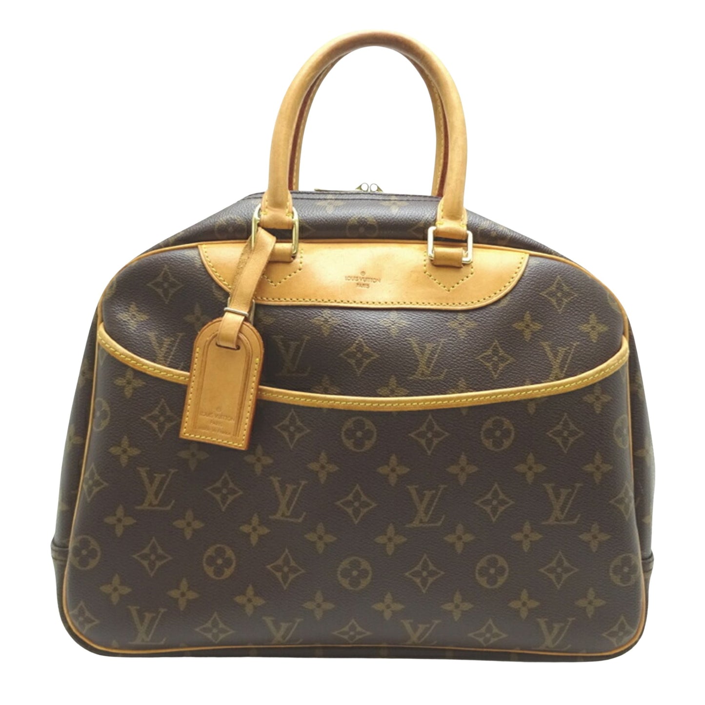 Louis Vuitton Deauville Brown Canvas Hand Bag