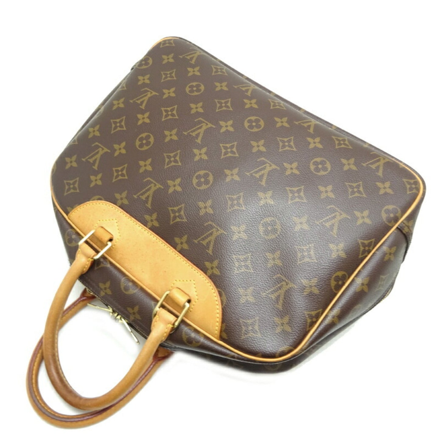 Louis Vuitton Deauville Brown Canvas Hand Bag