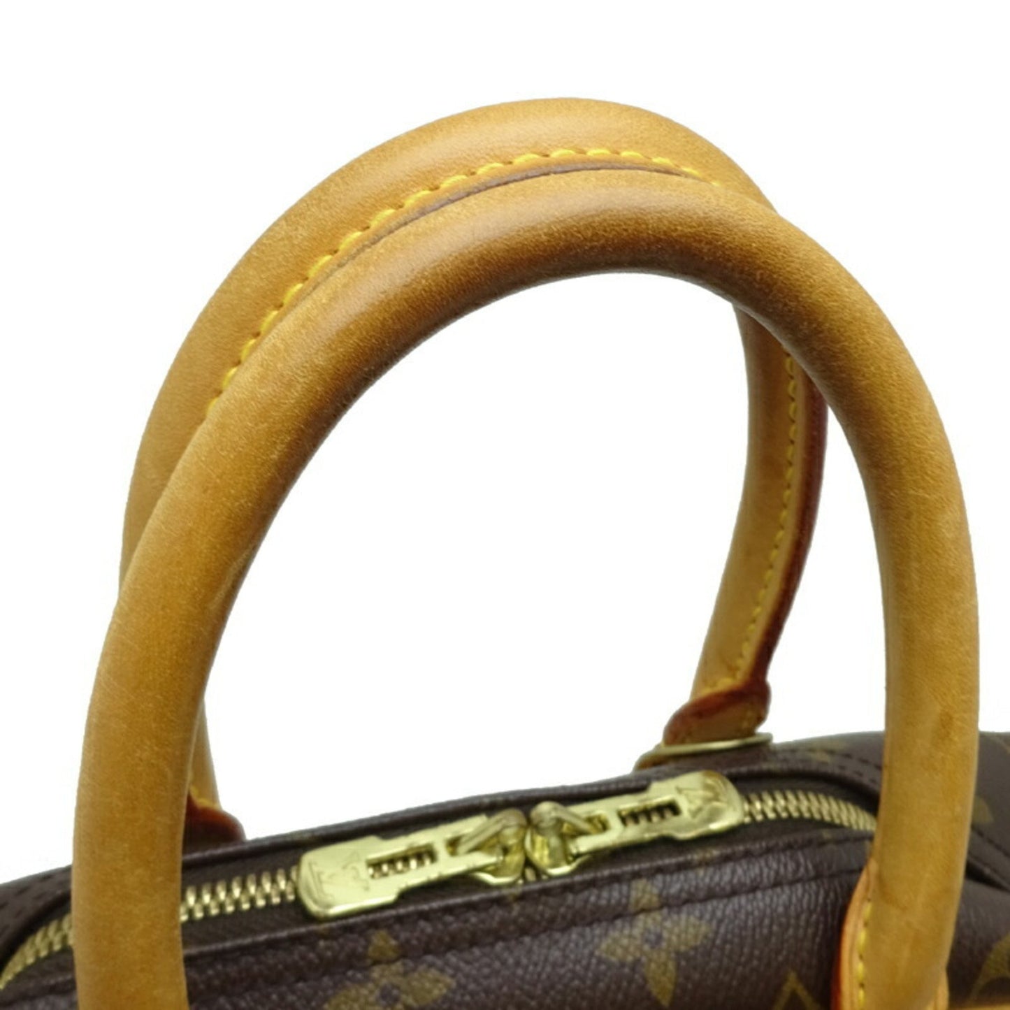 Louis Vuitton Deauville Brown Canvas Hand Bag