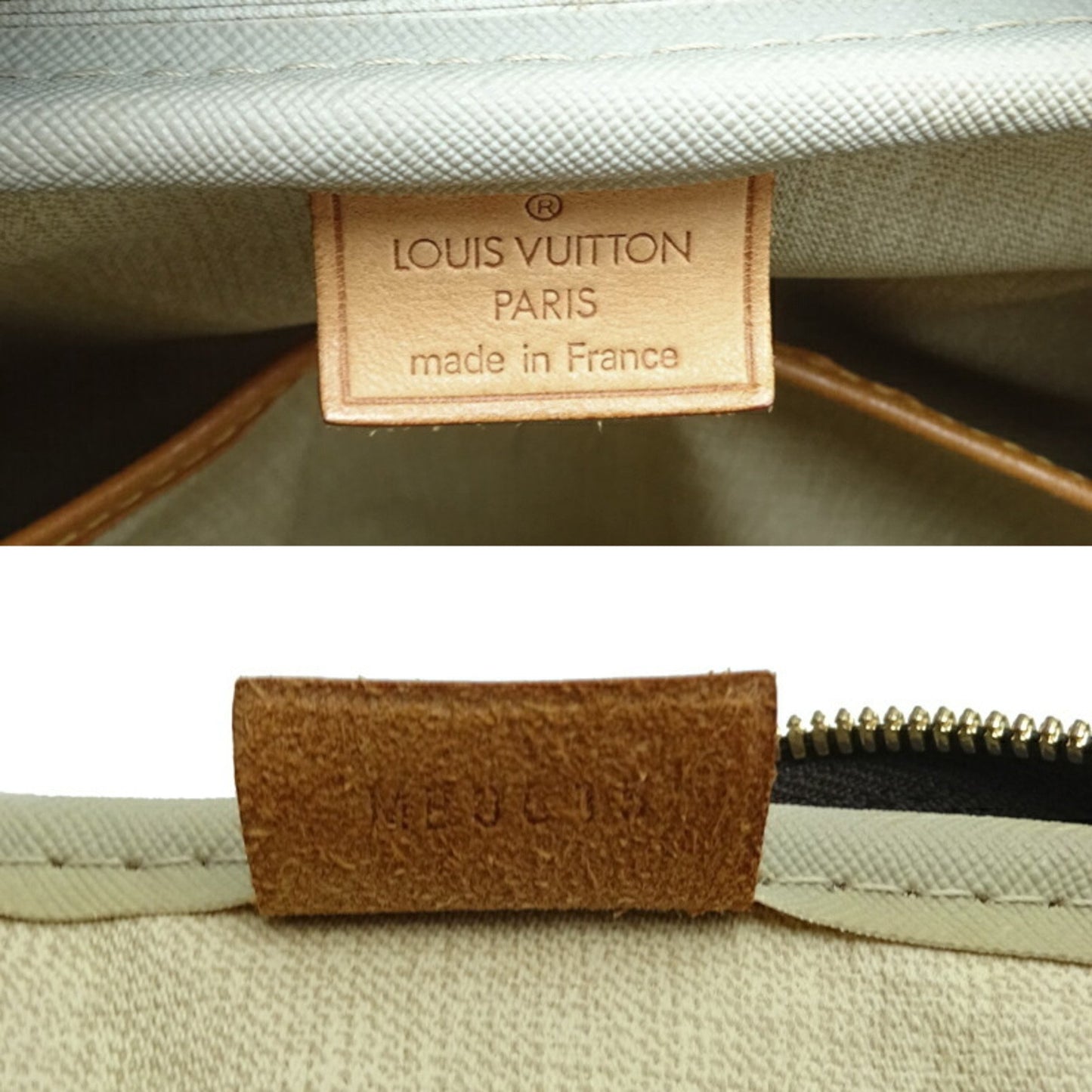 Louis Vuitton Deauville Brown Canvas Hand Bag