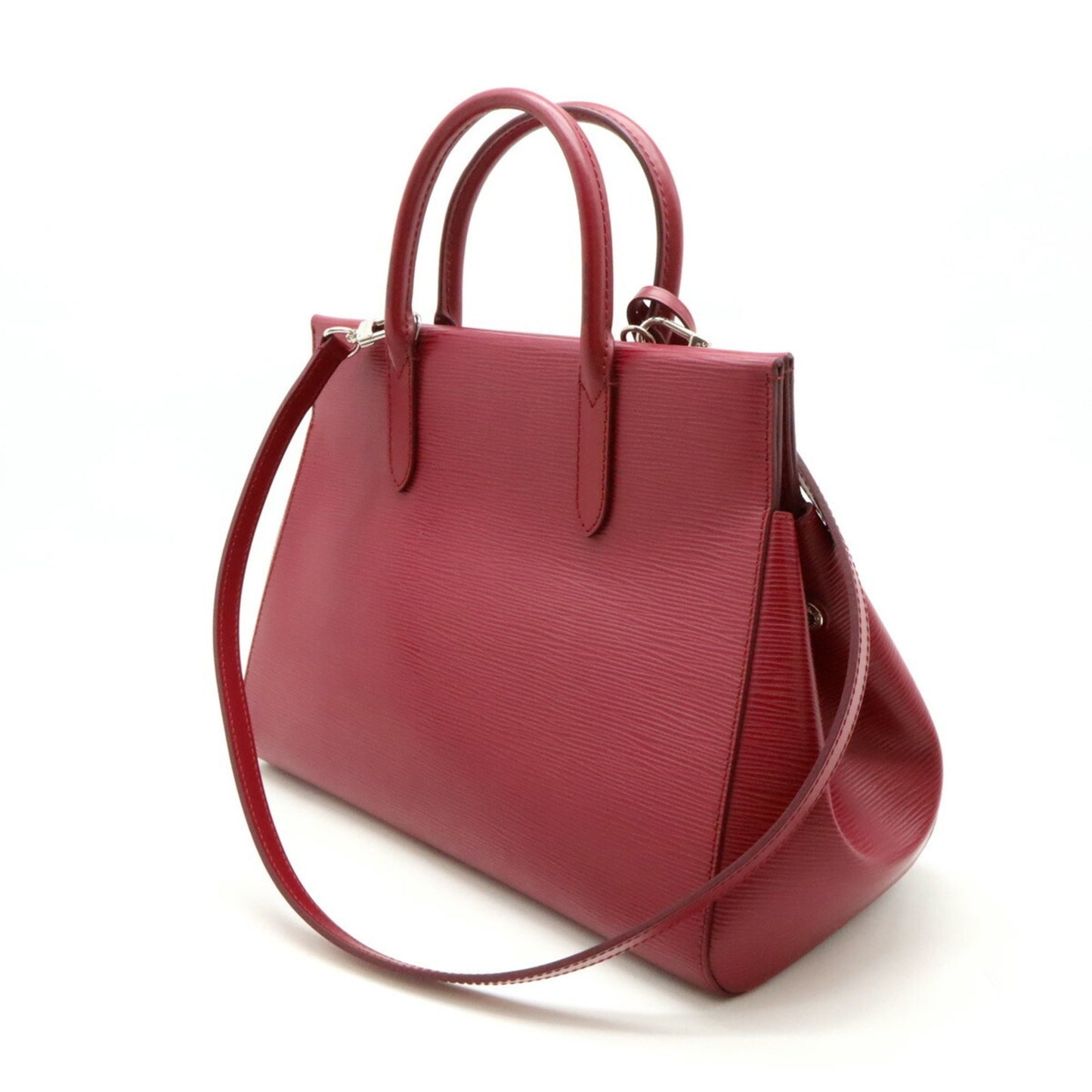 Louis Vuitton Marly Red Leather Hand Bag