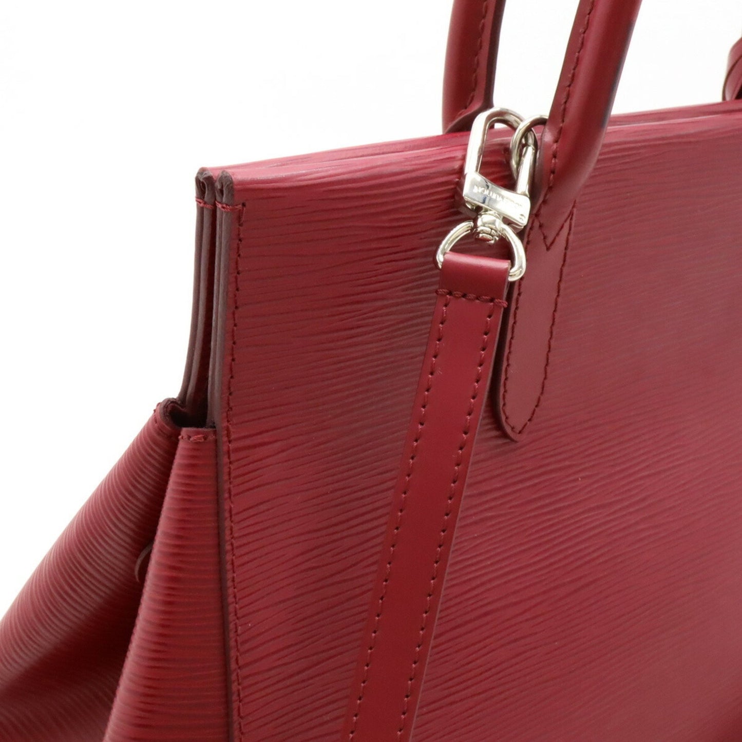 Louis Vuitton Marly Red Leather Hand Bag