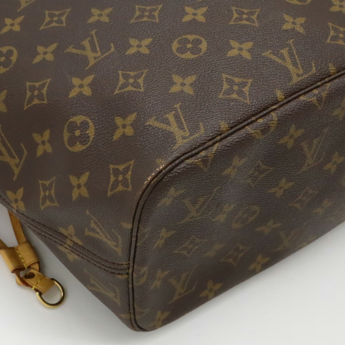 Louis Vuitton Neverfull MM Brown Canvas Tote Bag