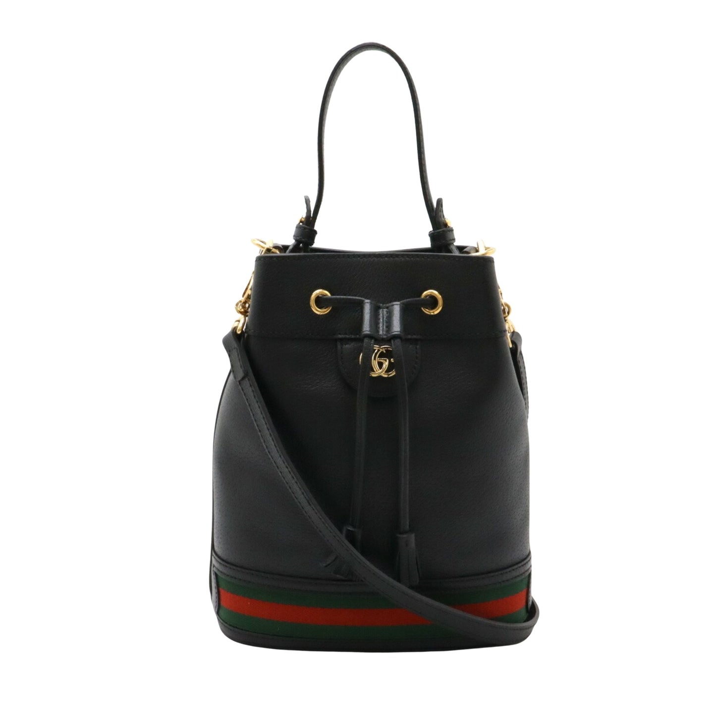 Gucci Ophidia Black Leather Hand Bag