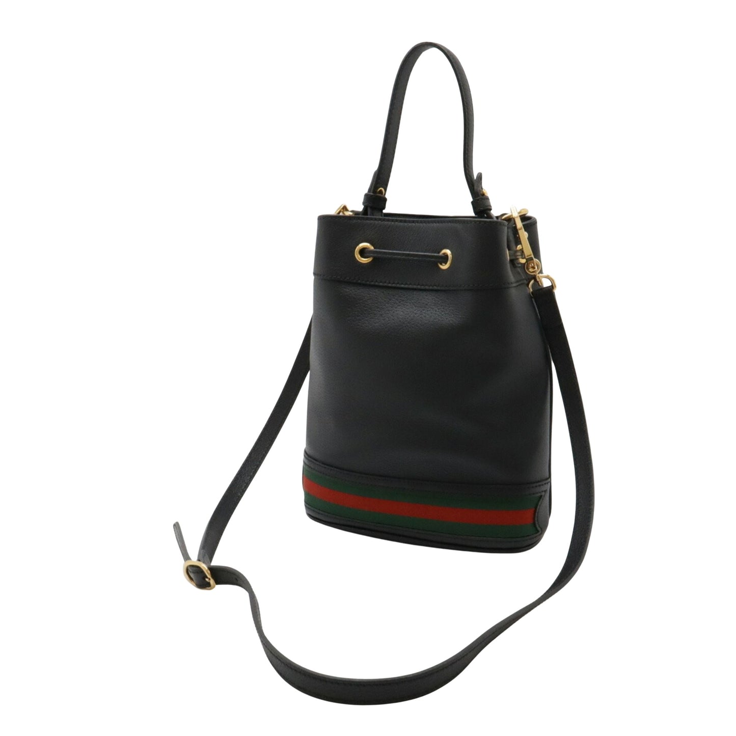 Gucci Ophidia Black Leather Hand Bag