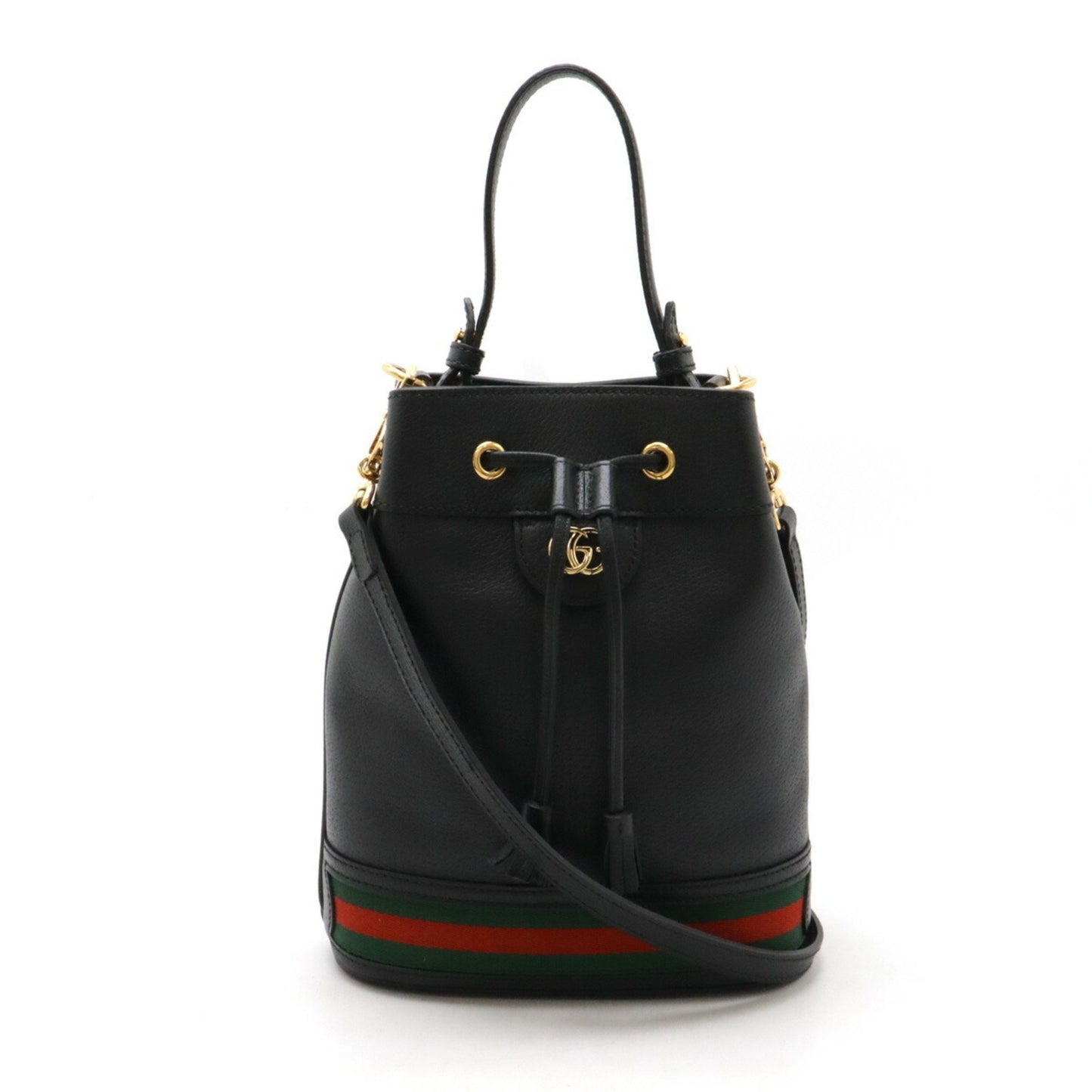 Gucci Ophidia Black Leather Hand Bag