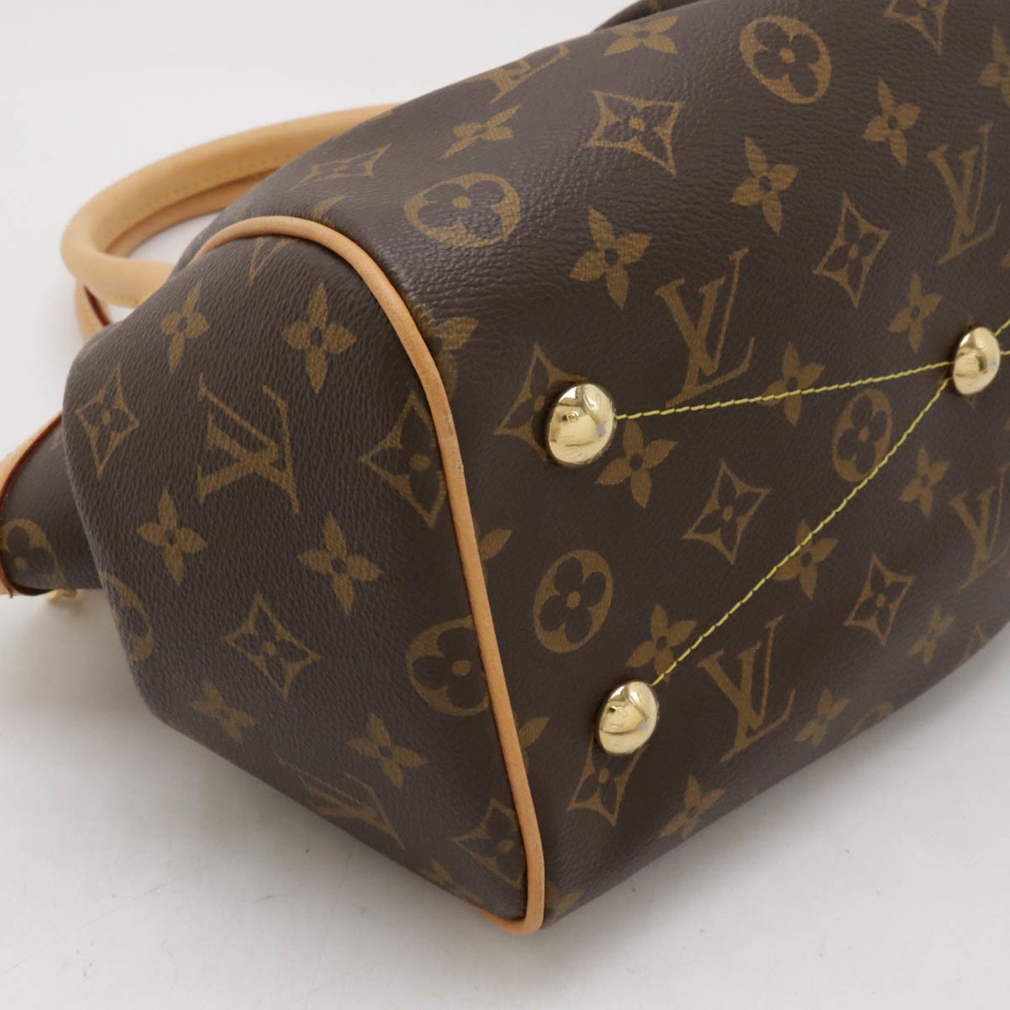 Louis Vuitton Tivoli Brown Canvas Tote Bag