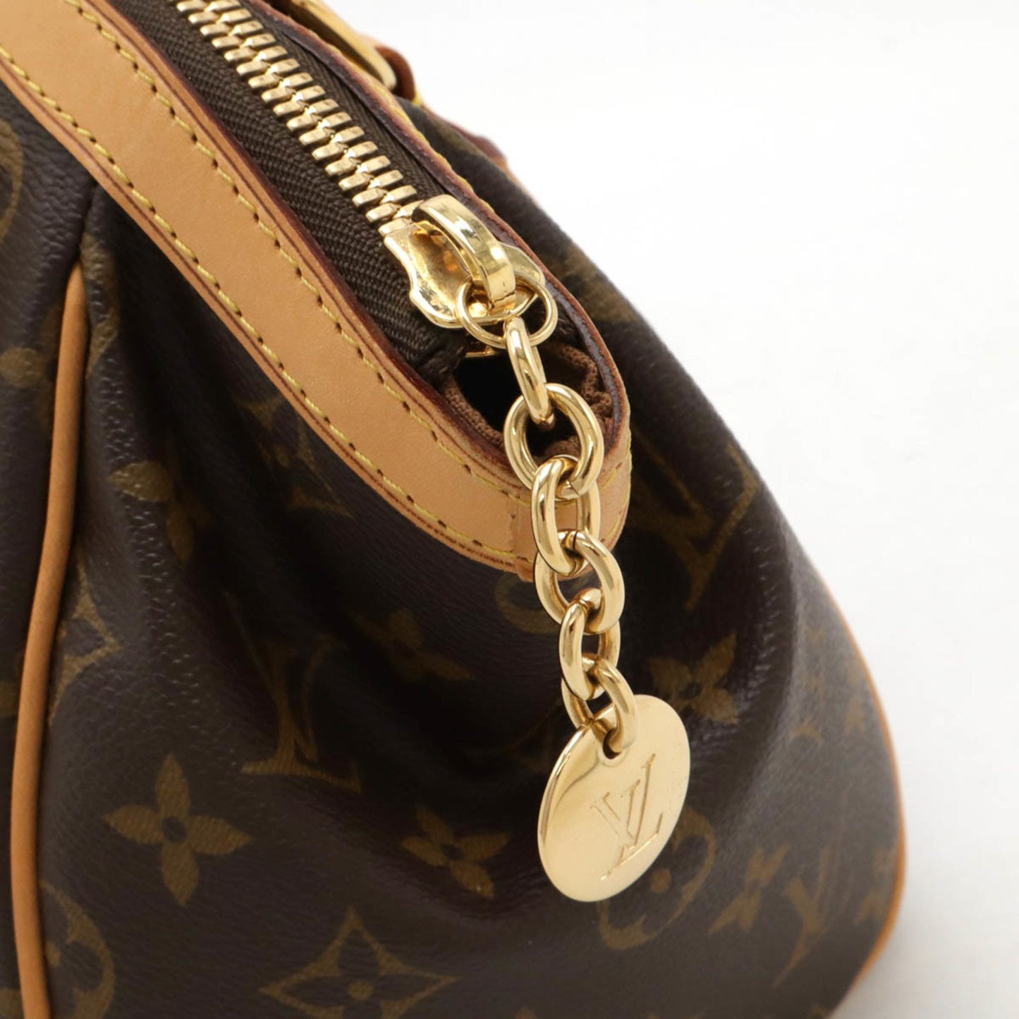 Louis Vuitton Tivoli Brown Canvas Tote Bag