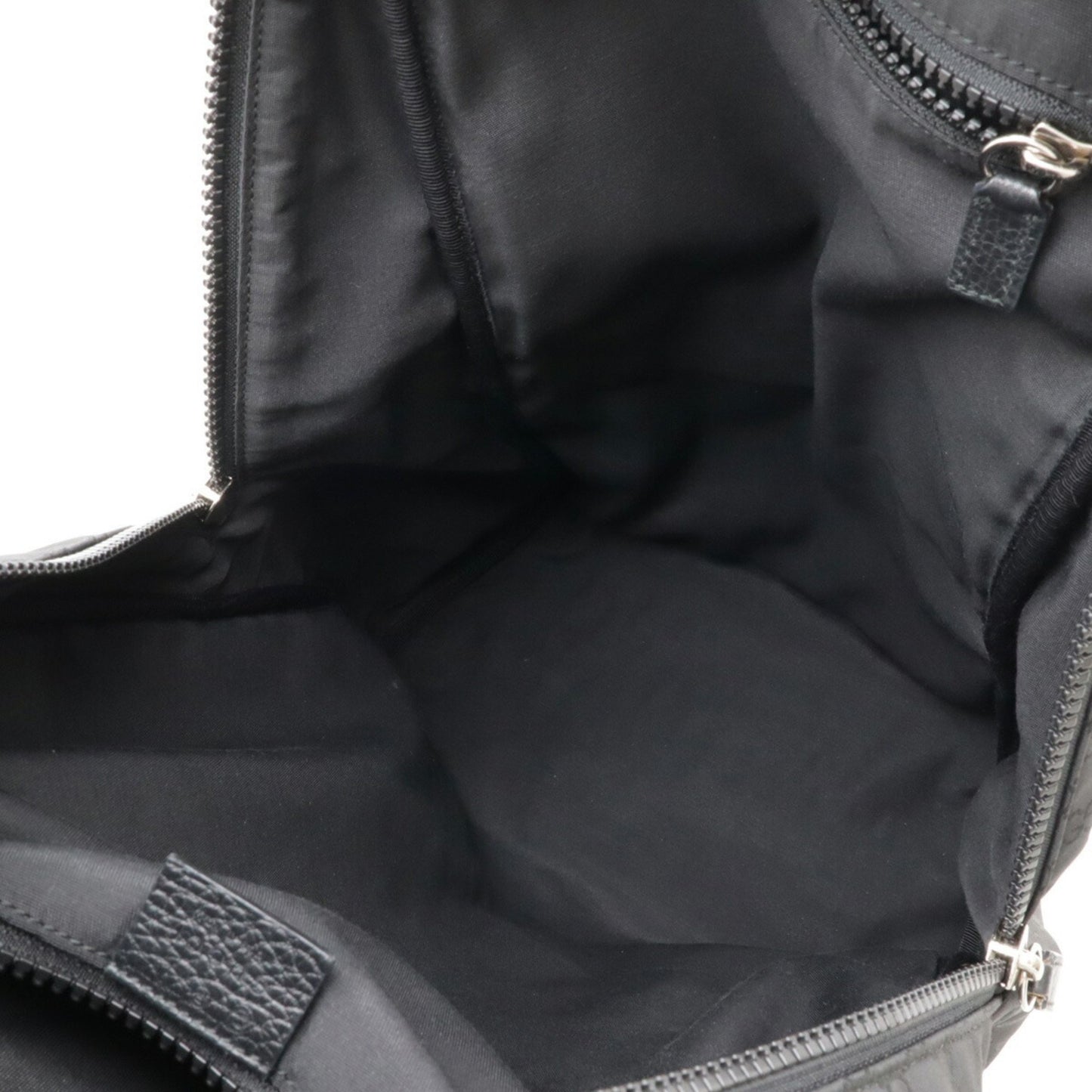 Gucci GG nylon Black Synthetic Backpack Bag