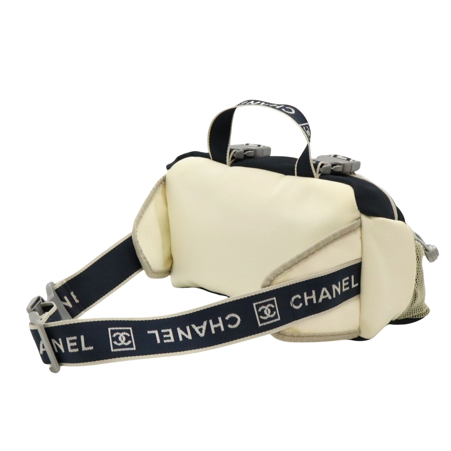 Chanel Sport line Grey Synthetic Hand Bag