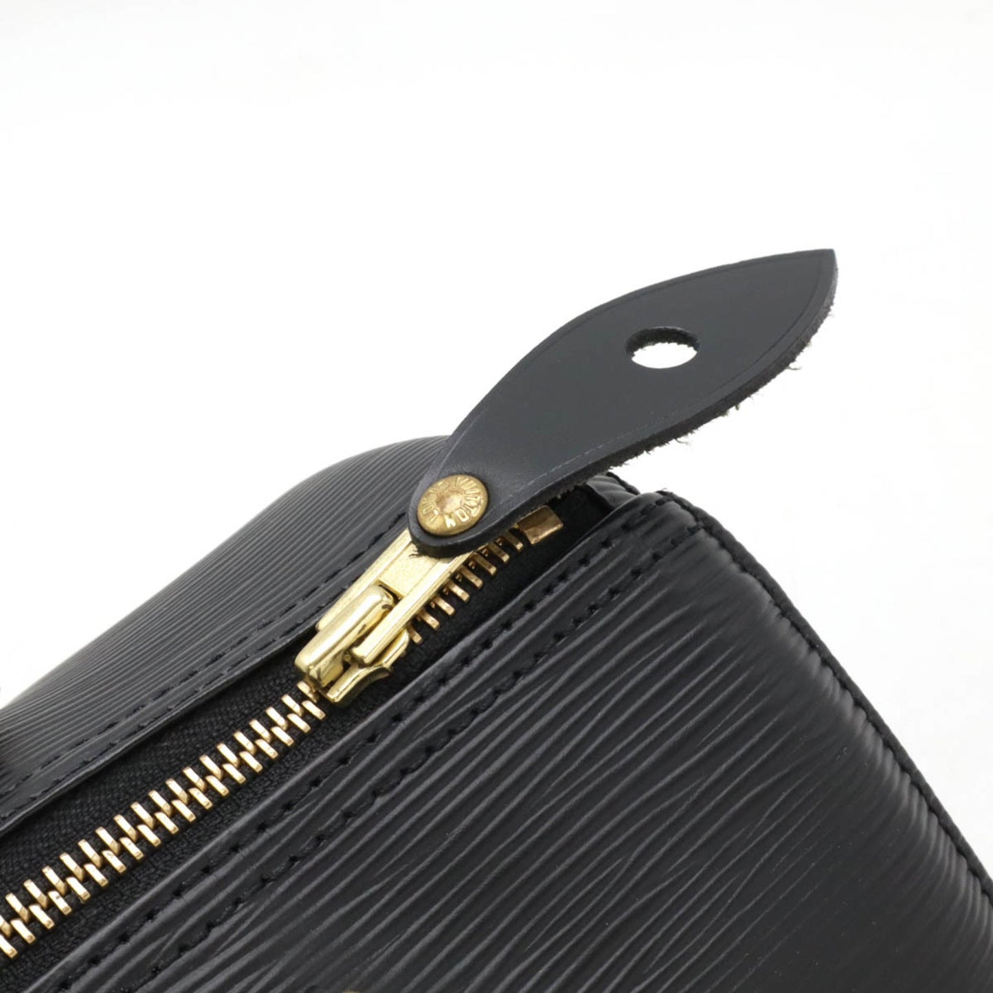 Louis Vuitton Speedy 25 Black Leather Hand Bag