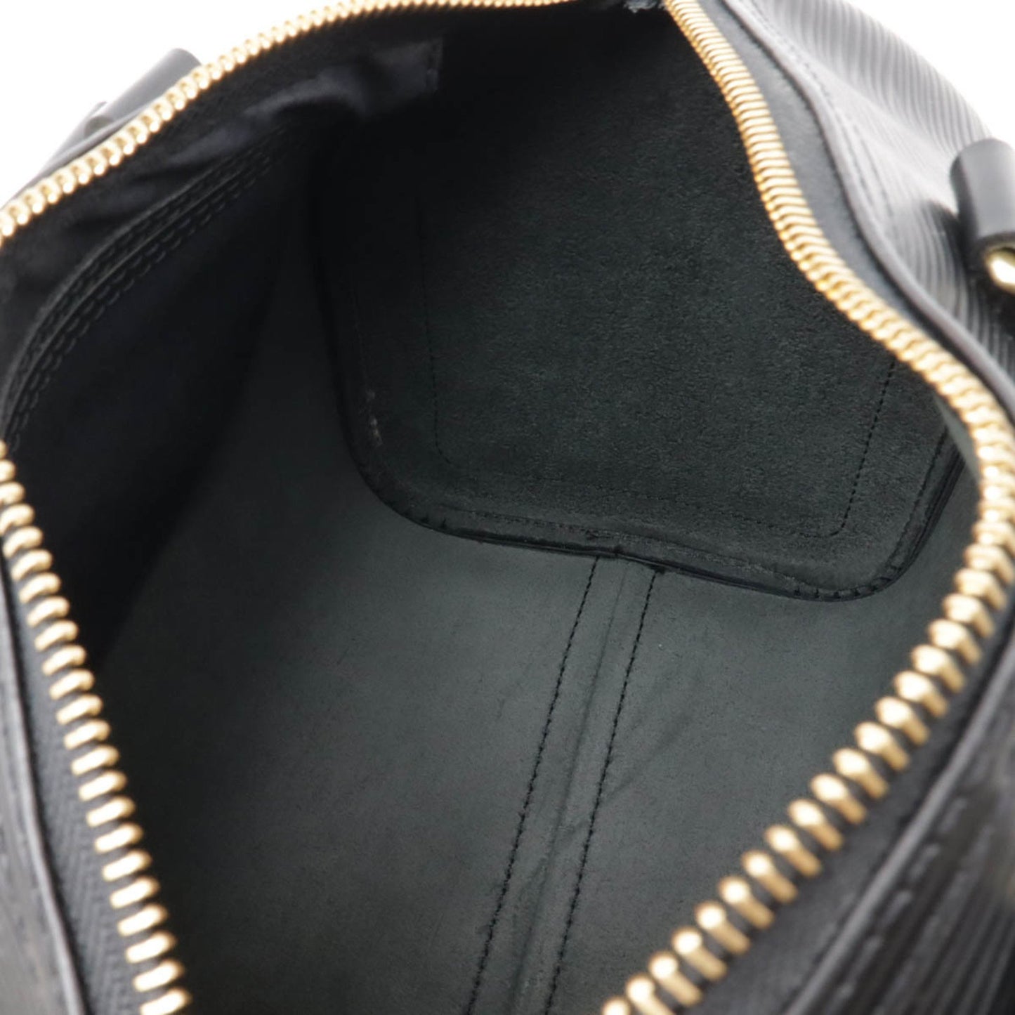 Louis Vuitton Speedy 25 Black Leather Hand Bag