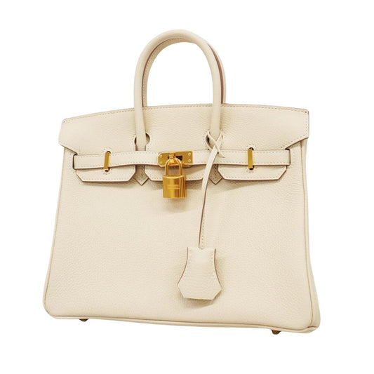 Hermès Birkin 25 Gold Leather Hand Bag