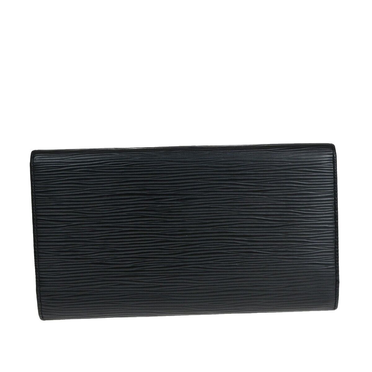 Louis Vuitton International Black Leather Wallet Accessories