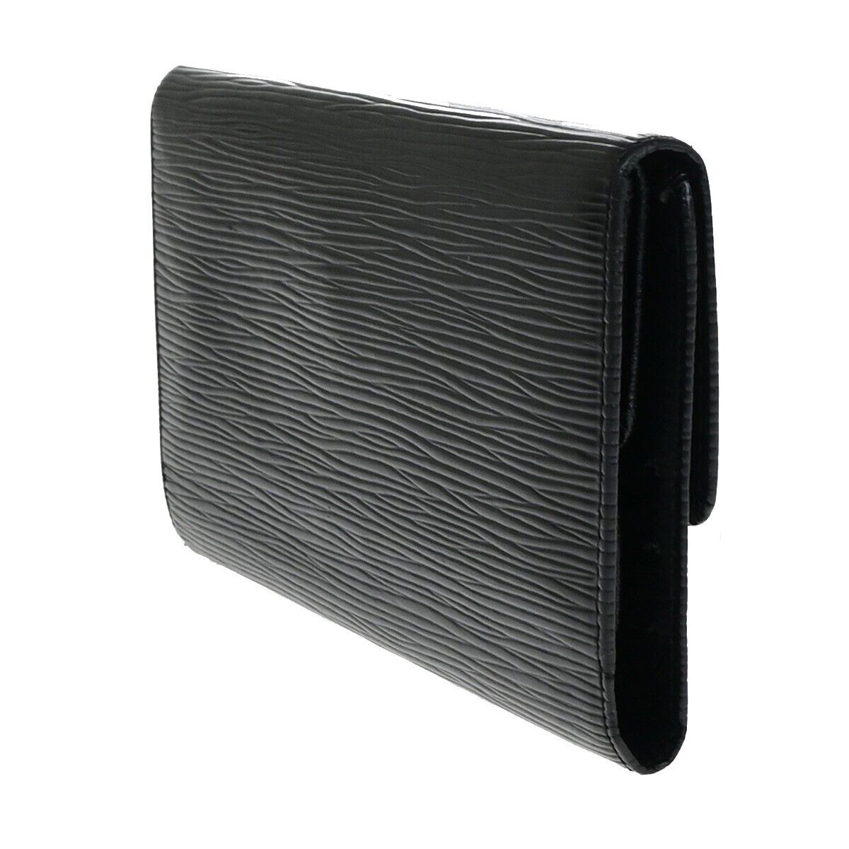 Louis Vuitton International Black Leather Wallet Accessories