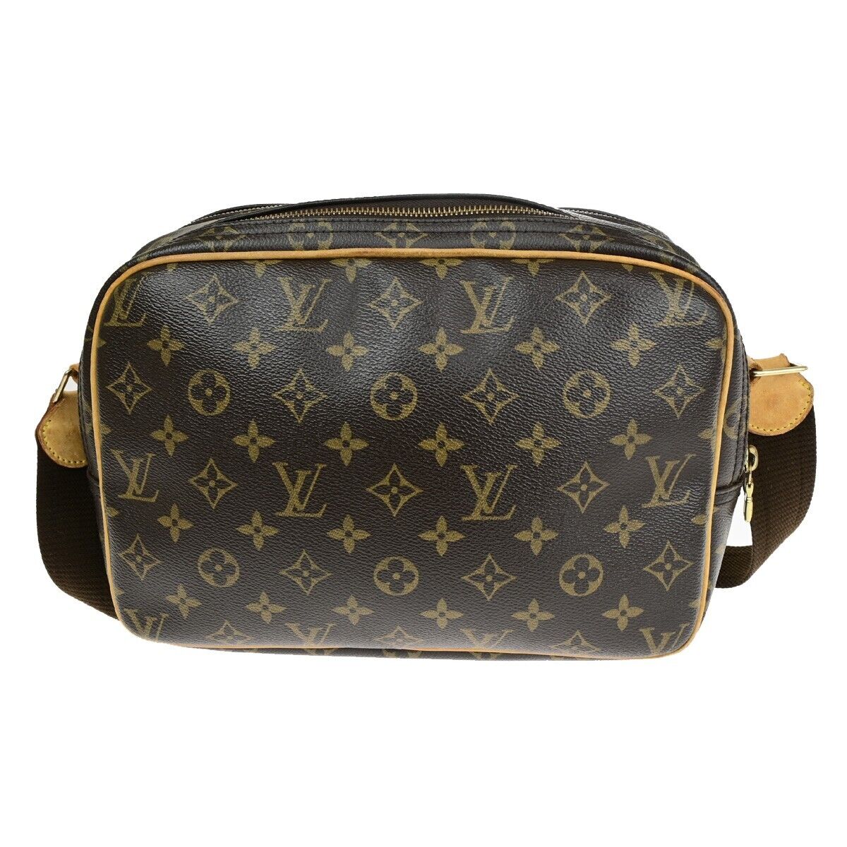 Louis Vuitton Reporter pm Brown Canvas Shoulder Bag