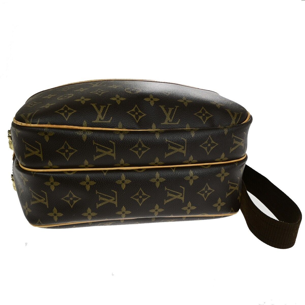 Louis Vuitton Reporter pm Brown Canvas Shoulder Bag