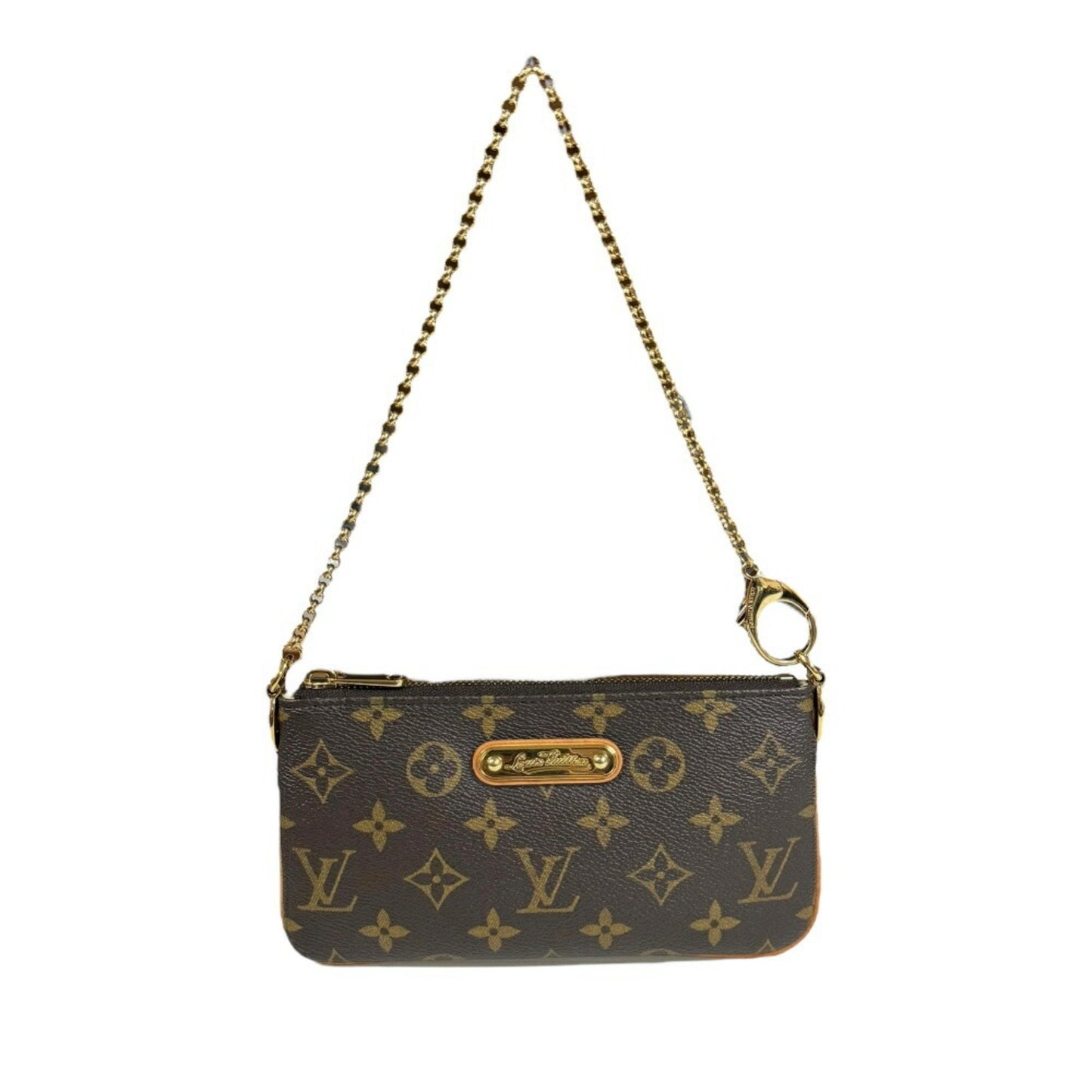 Louis Vuitton Mira Brown Canvas Clutch Bag