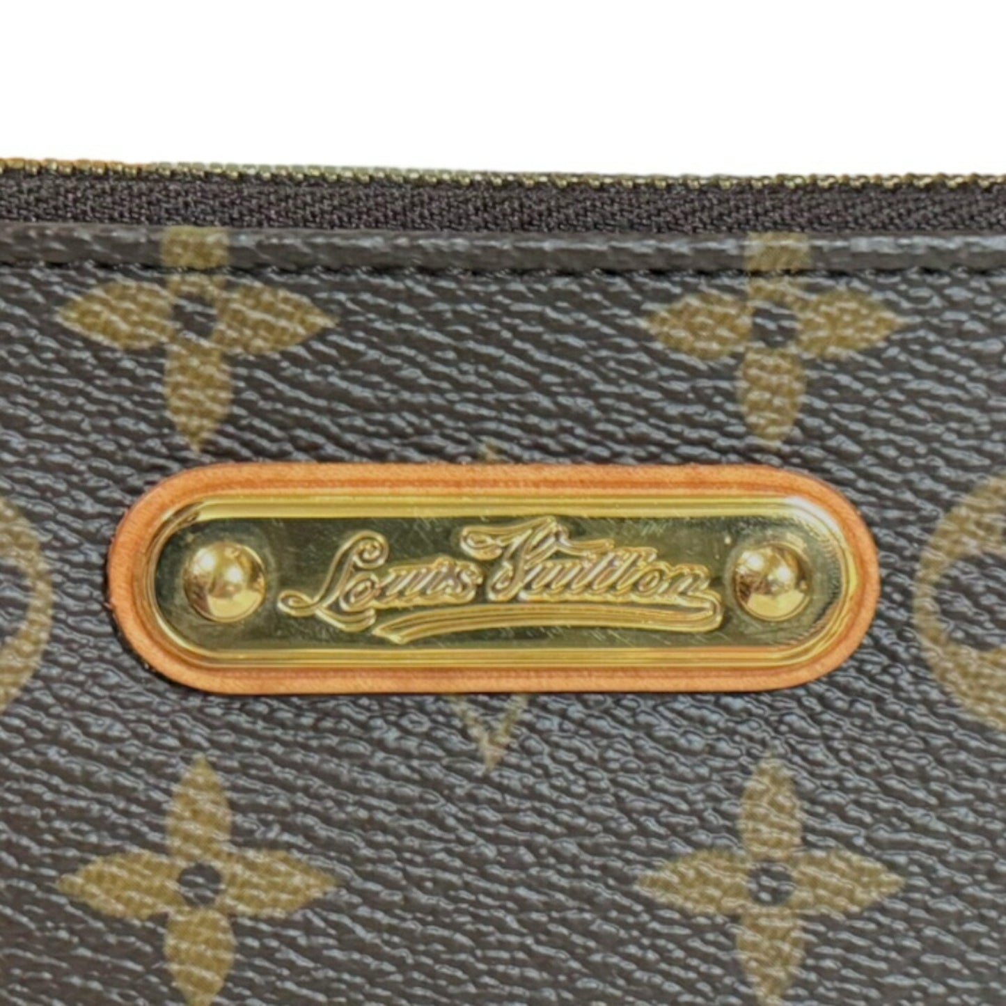 Louis Vuitton Mira Brown Canvas Clutch Bag