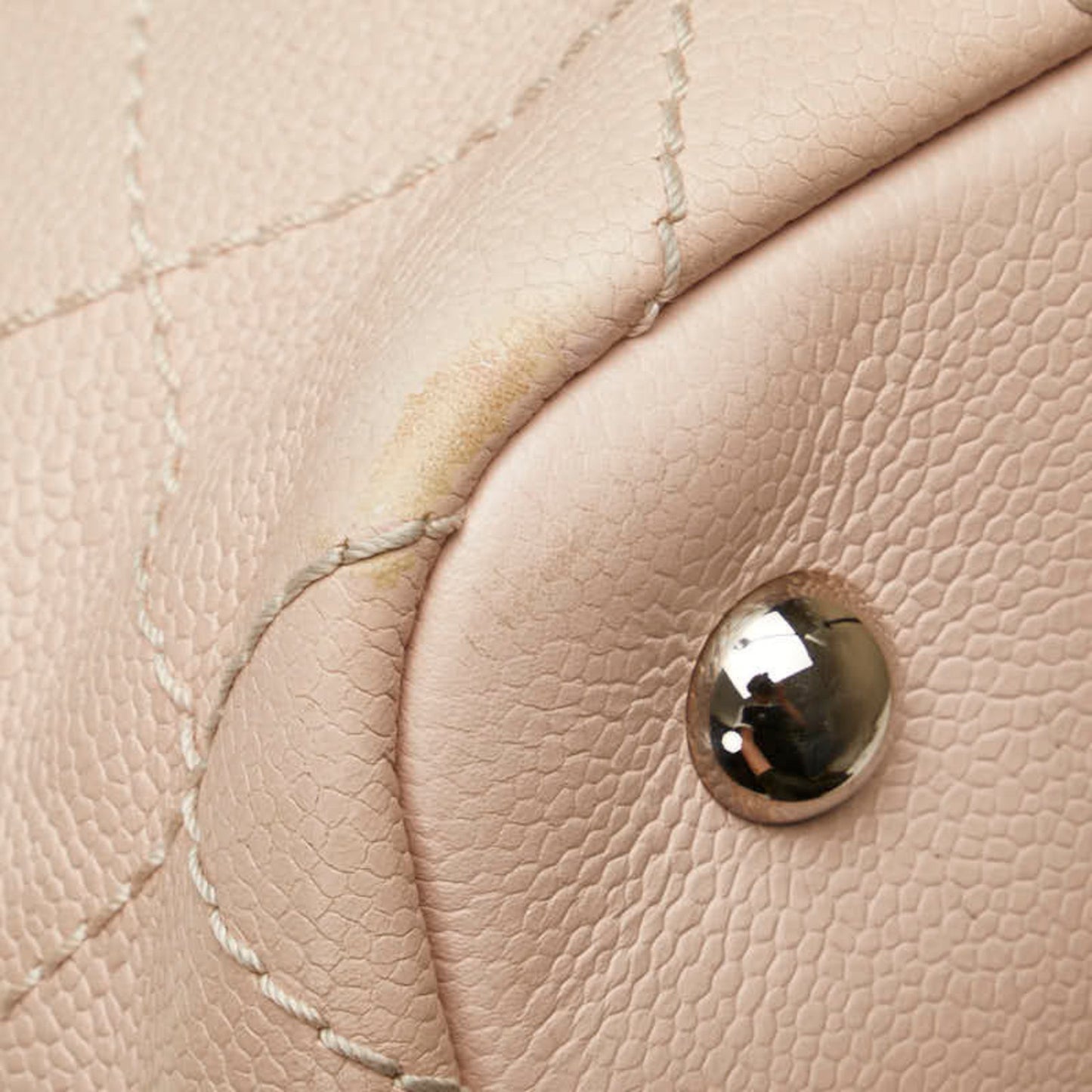 Chanel Biarritz Pink Leather Hand Bag