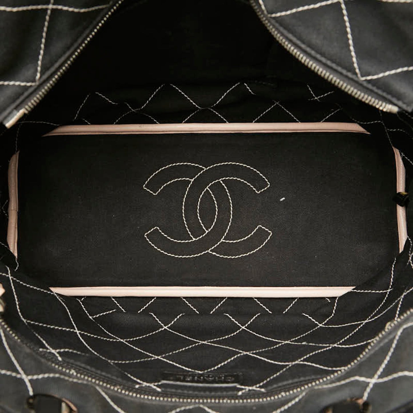 Chanel Biarritz Pink Leather Hand Bag