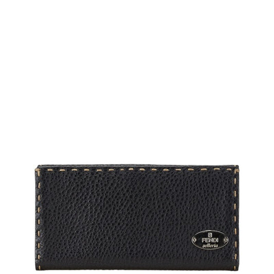 Fendi Selleria Navy Leather Wallet Accessories