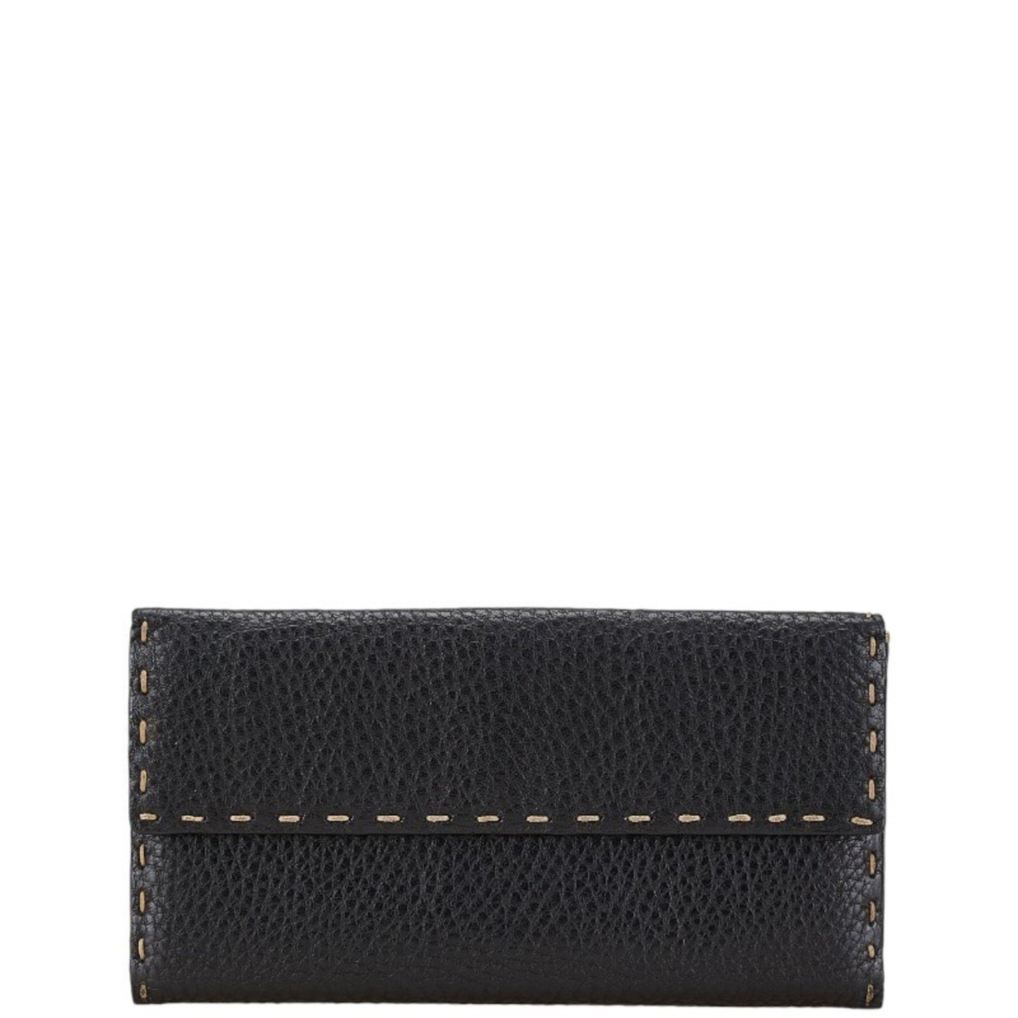 Fendi Selleria Navy Leather Wallet Accessories