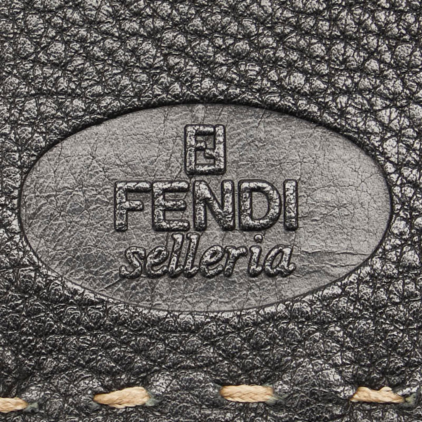 Fendi Selleria Navy Leather Wallet Accessories