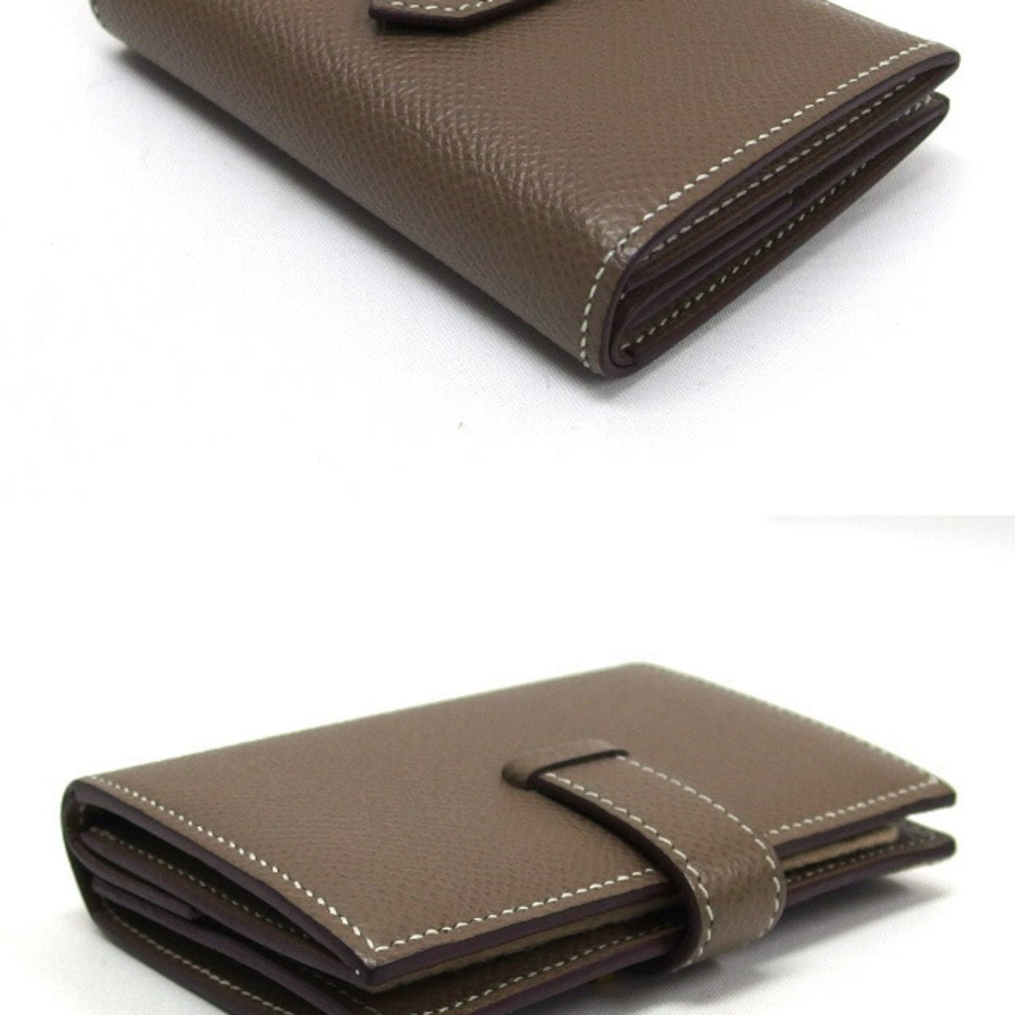 Hermès Béarn Brown Leather Wallet Accessories