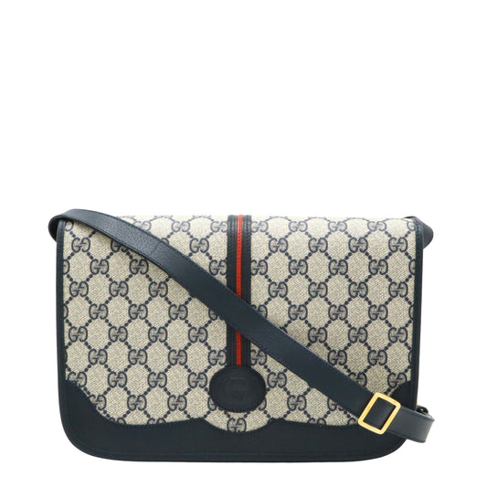 Gucci Sherry Beige Canvas Shoulder Bag