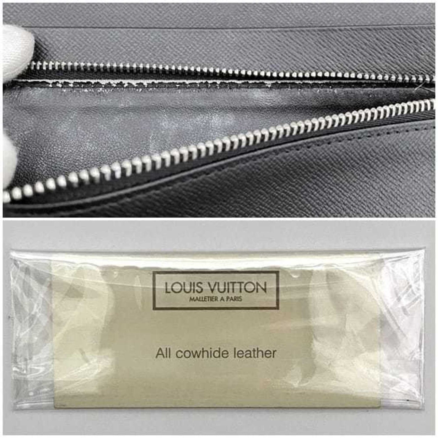 Louis Vuitton Atholl Black Leather Wallet Accessories