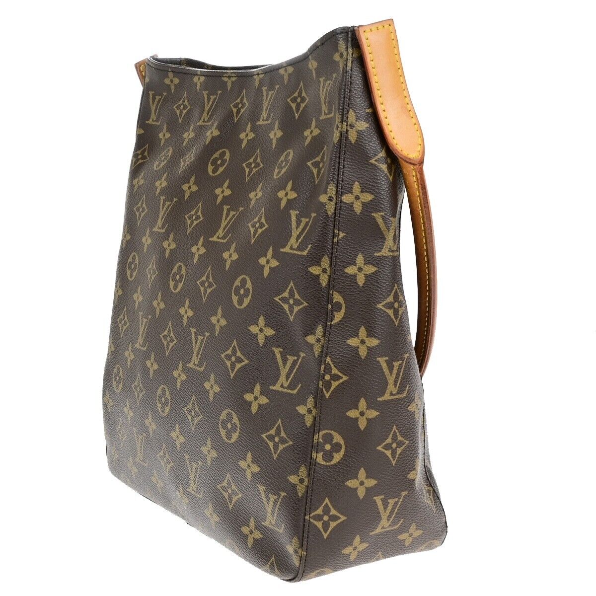 Louis Vuitton Looping GM Brown Canvas Shoulder Bag