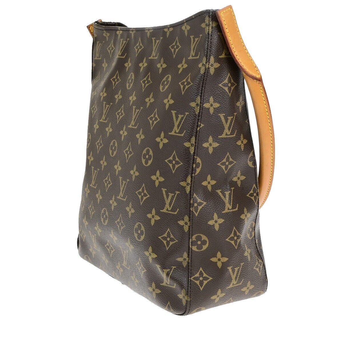 Louis Vuitton Looping GM Brown Canvas Shoulder Bag