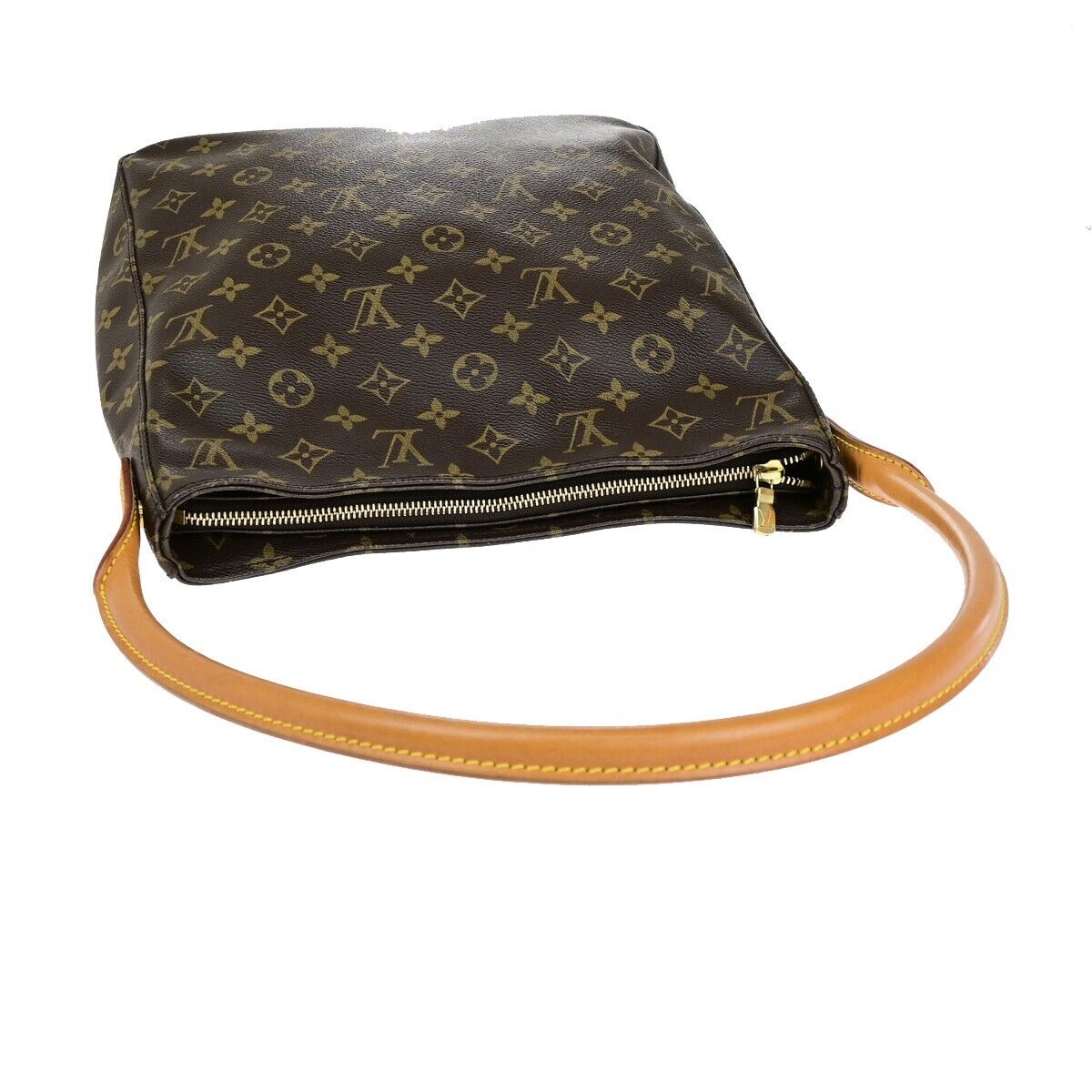 Louis Vuitton Looping GM Brown Canvas Shoulder Bag