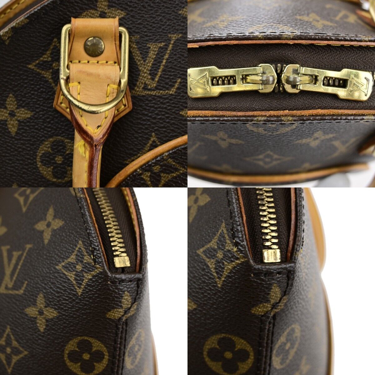 Louis Vuitton Ellipse PM Brown Canvas Hand Bag