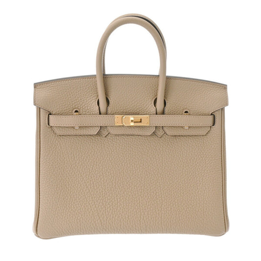 Hermès Birkin 25 Beige Leather Hand Bag