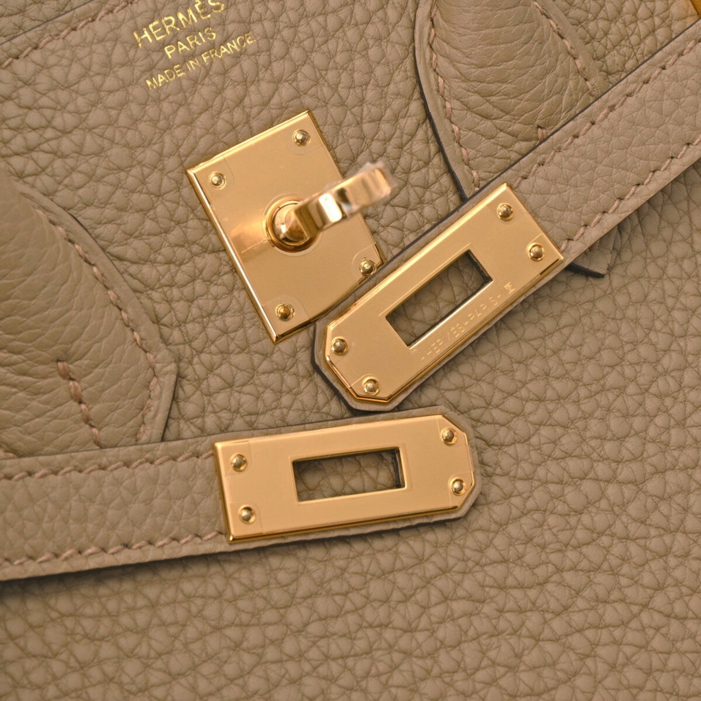 Hermès Birkin 25 Beige Leather Hand Bag